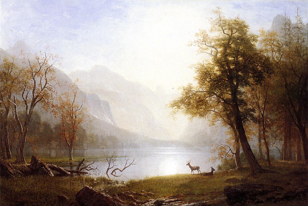 Valley in Kings Canyon by Albert Bierstadt (1830 - 1902)