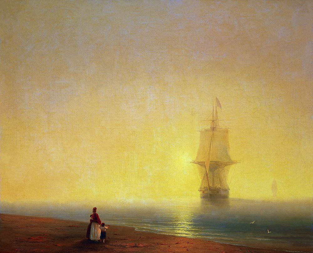 Morning at Sea by Ivan Aivazovsky, 1849