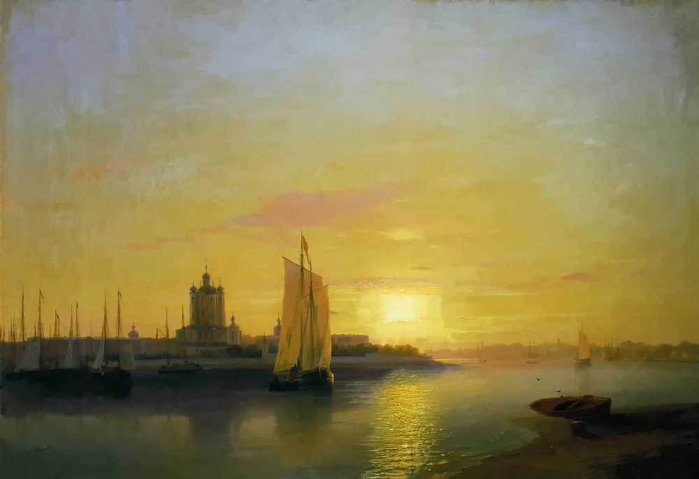 Smolny Convent by Ivan Aivazovsky, 1849
