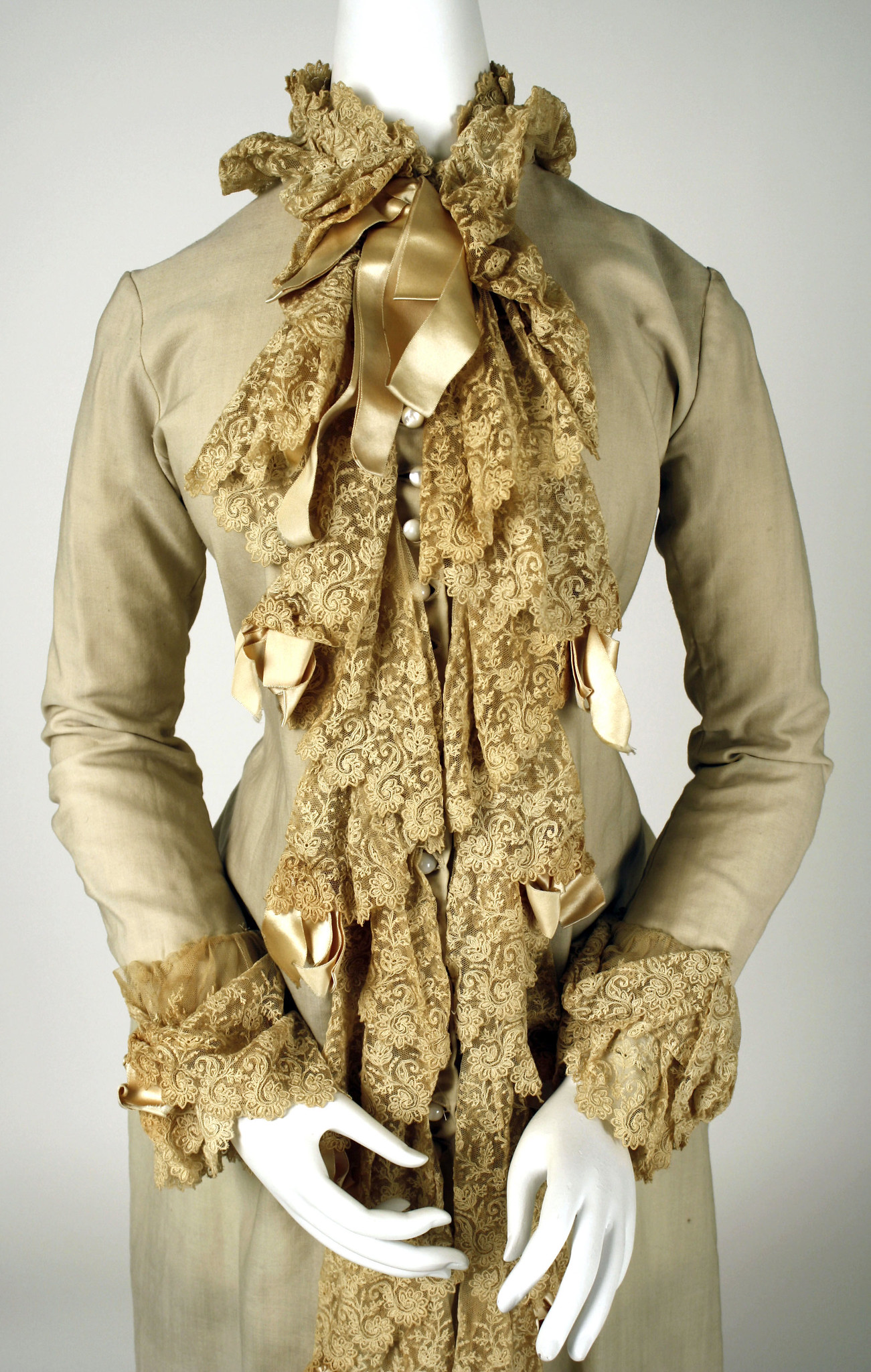 Dressing gown, 1880-90, American, wool, metmuseum
