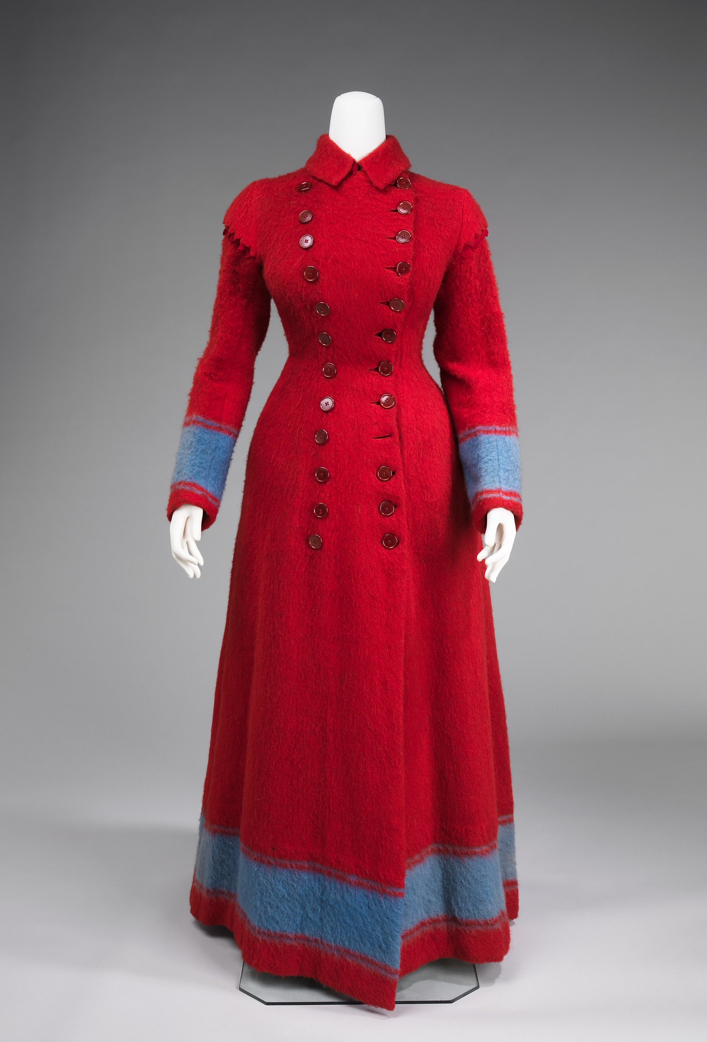 Dressing gown 1885–90 European wool, metmuseum