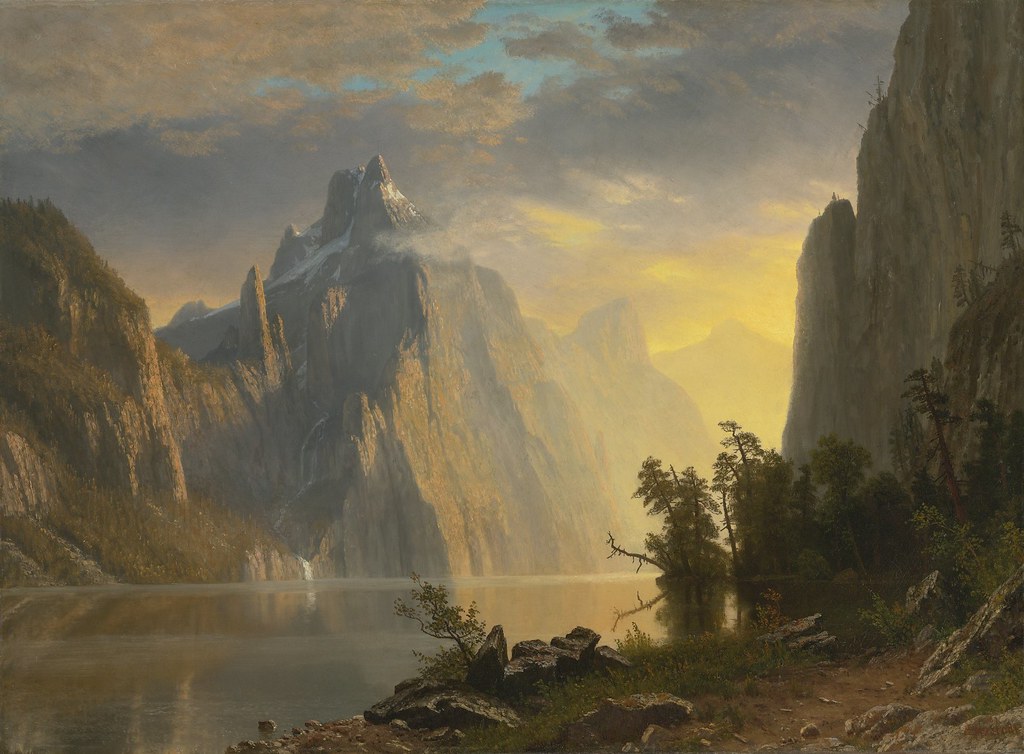 Lake in the Sierra Nevada by Albert Bierstadt, 1867