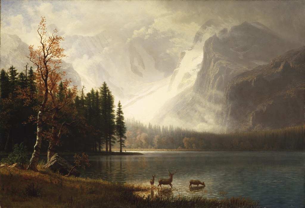 Whyte's Lake, Estes Park, Colorado by Albert Bierstadt, 1877