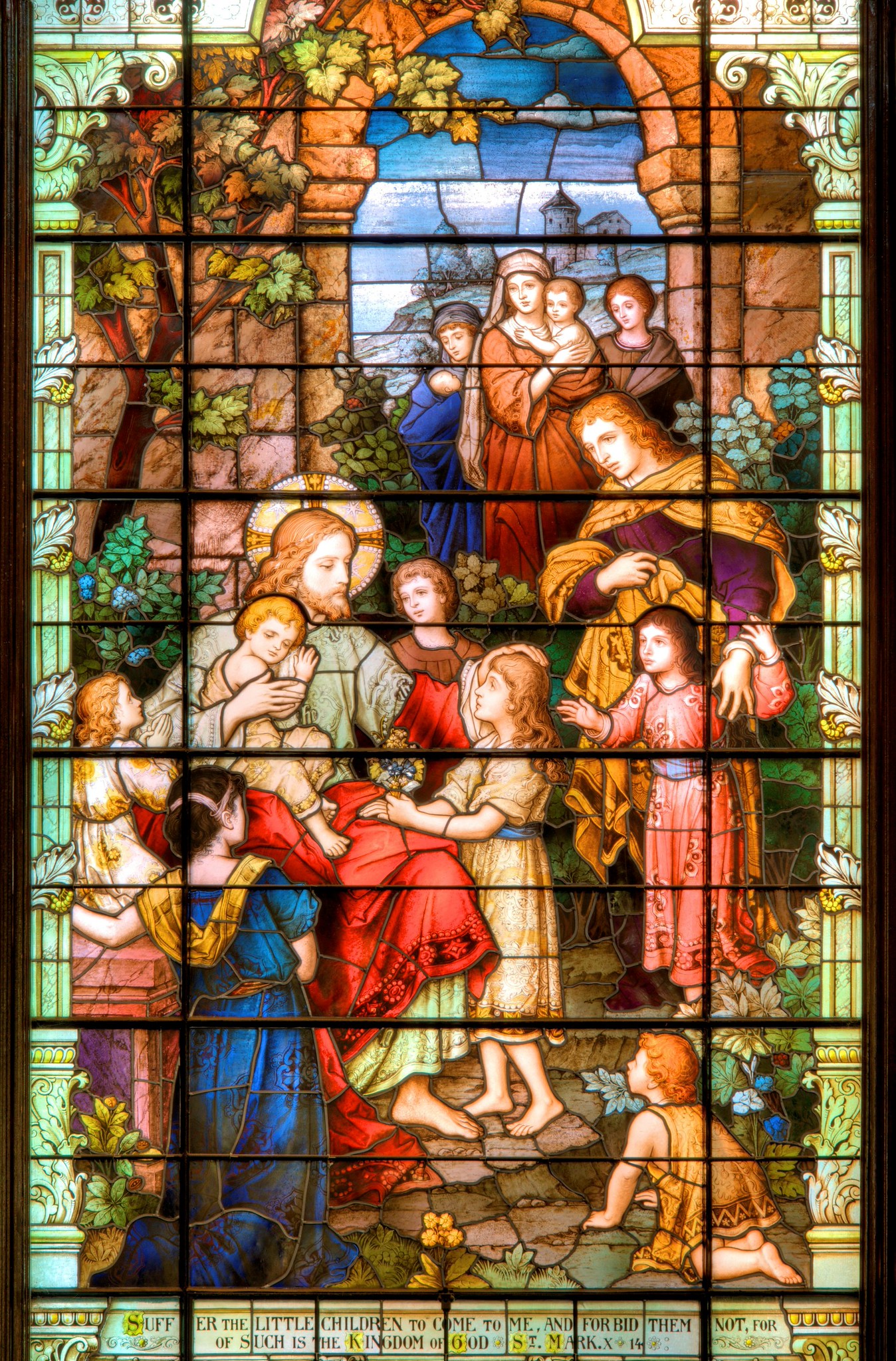 Nave window, St. Patrick's Cathedral, Harrisburg Historic District. Credit Bestbudbrian