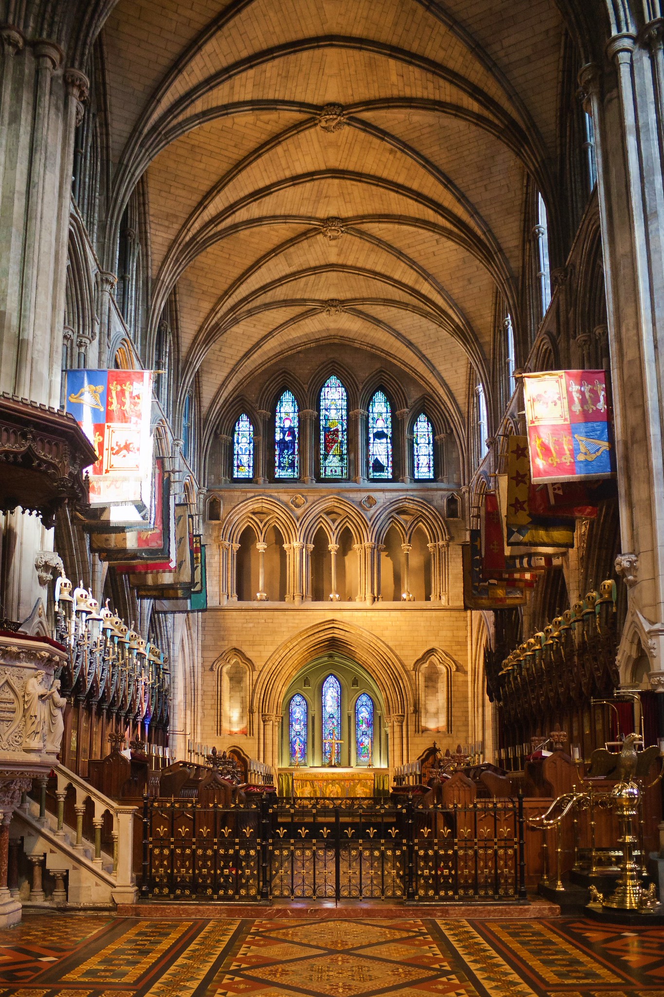 St. Patrick's Cathedral Choir as seen from the Nave. Credit Andreas F. Borchert