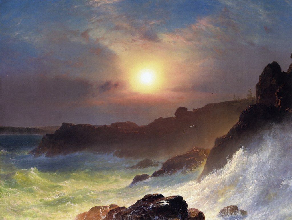 Coast Scene, Mount Desert by Frederic Edwin Church, 1863