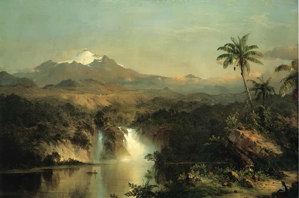 View of Cotopaxi by Frederic Edwin Church, 1857