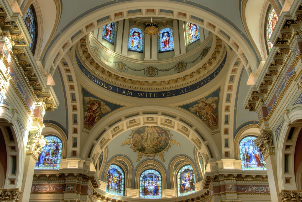 Crossing and Dome of St. Patrick's Cathedral, Harrisburg Historic District. Credit Bestbudbrian