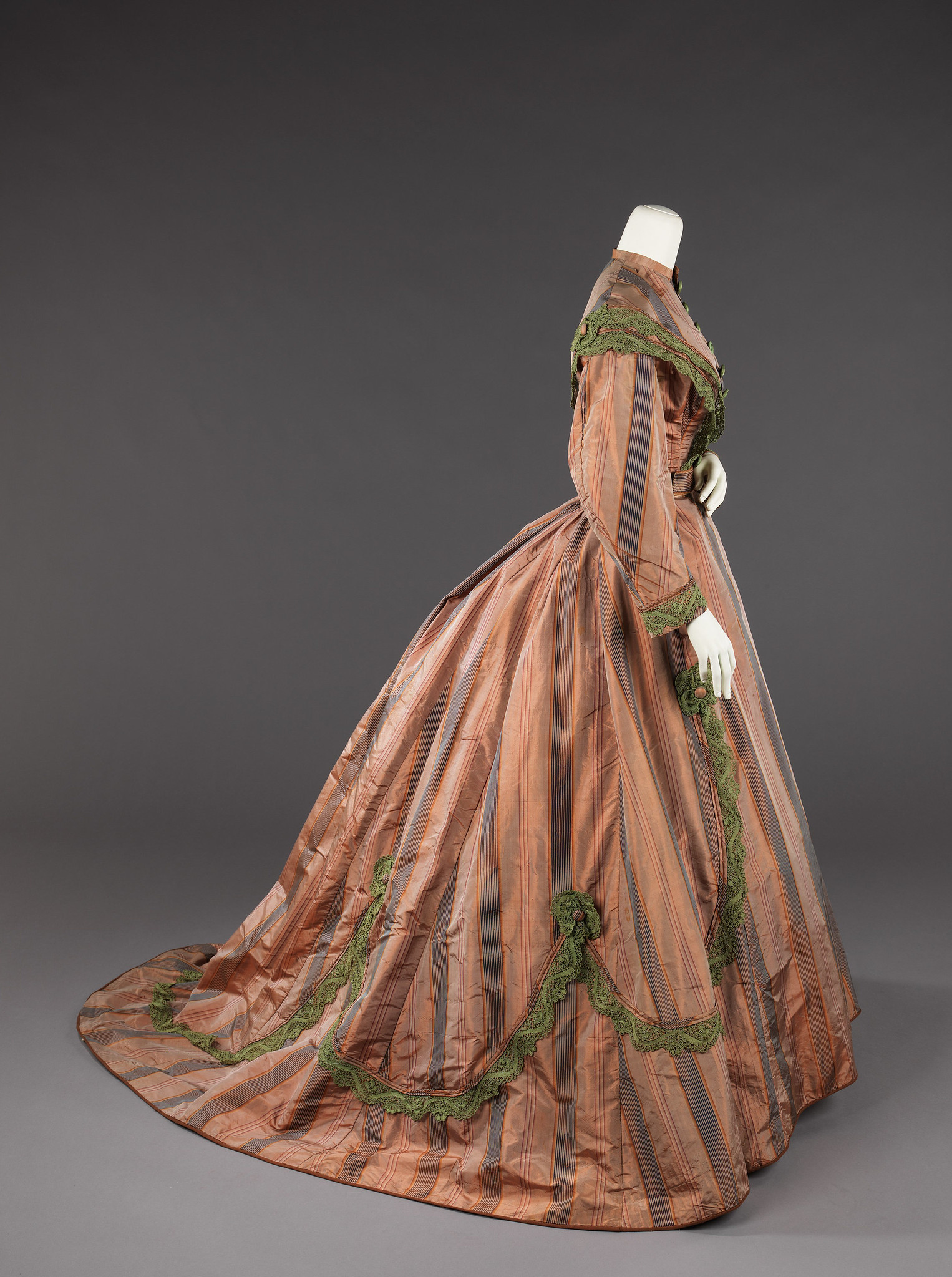 c. 1865. American. silk. metmuseum