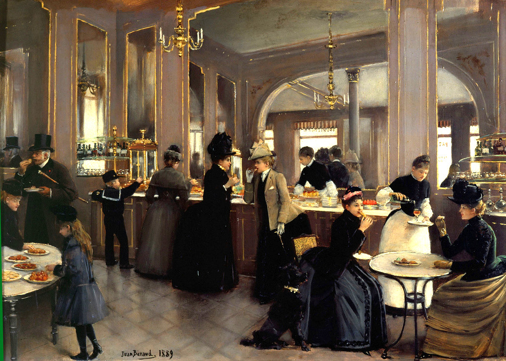 La Patisserie Gloppe au Champs Elyssées by Jean-Georges Béraud - 1889