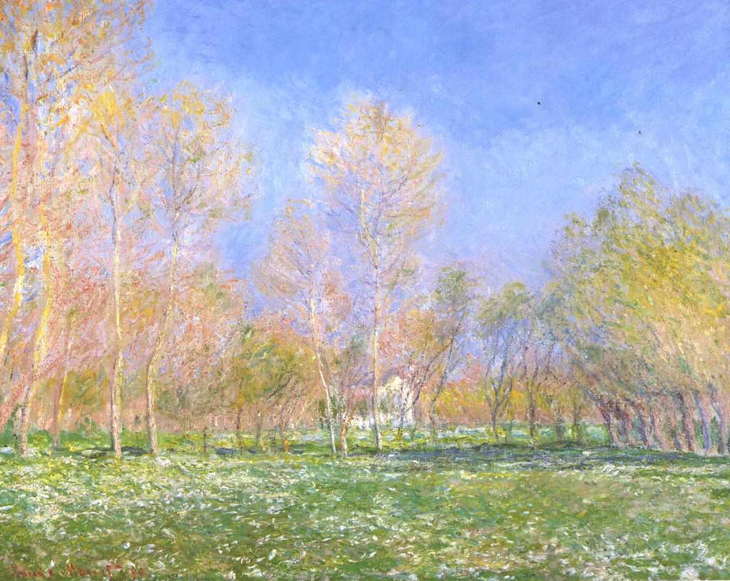 Springtime in Giverny by Claude Monet