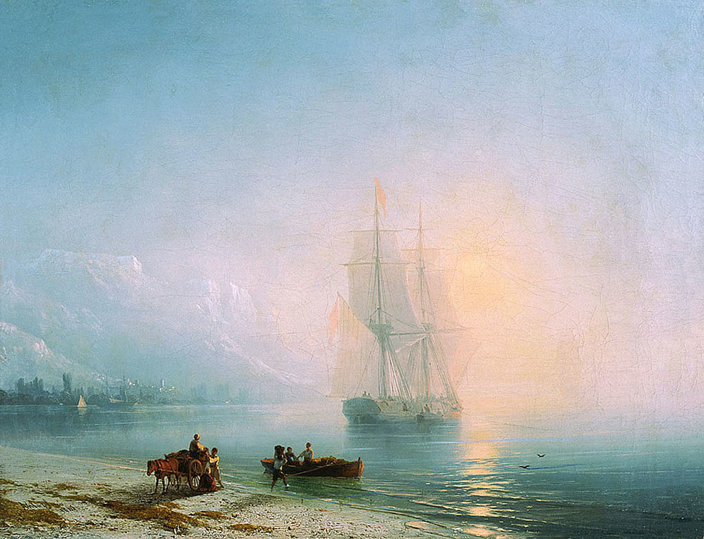 Calm Sea by Ivan Aivazovsky, 1863