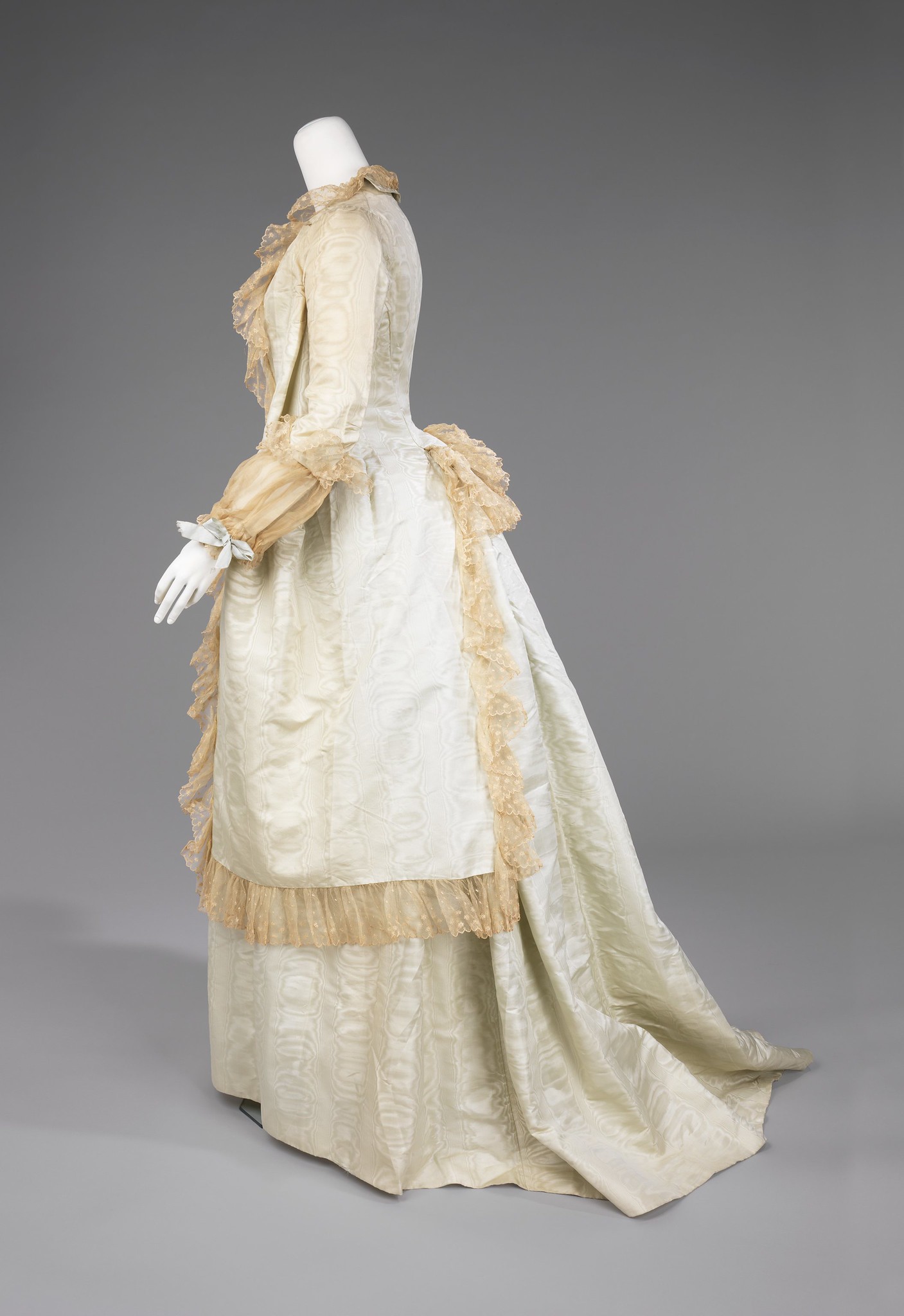 c1878. American. Silk, cotton. metmuseum