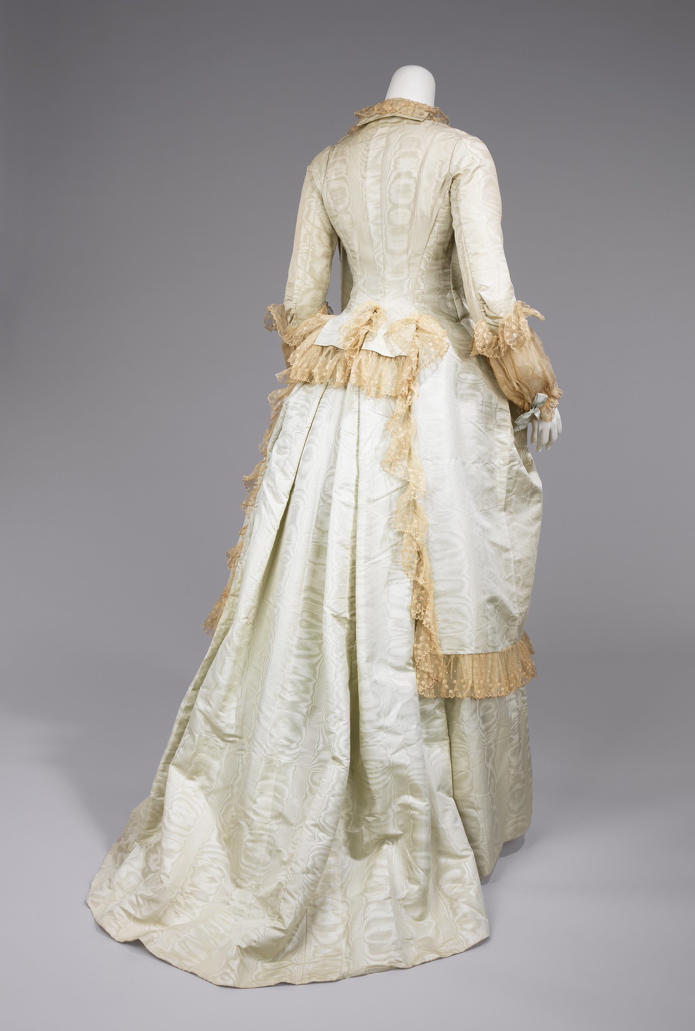 c1878. American. Silk, cotton. metmuseum