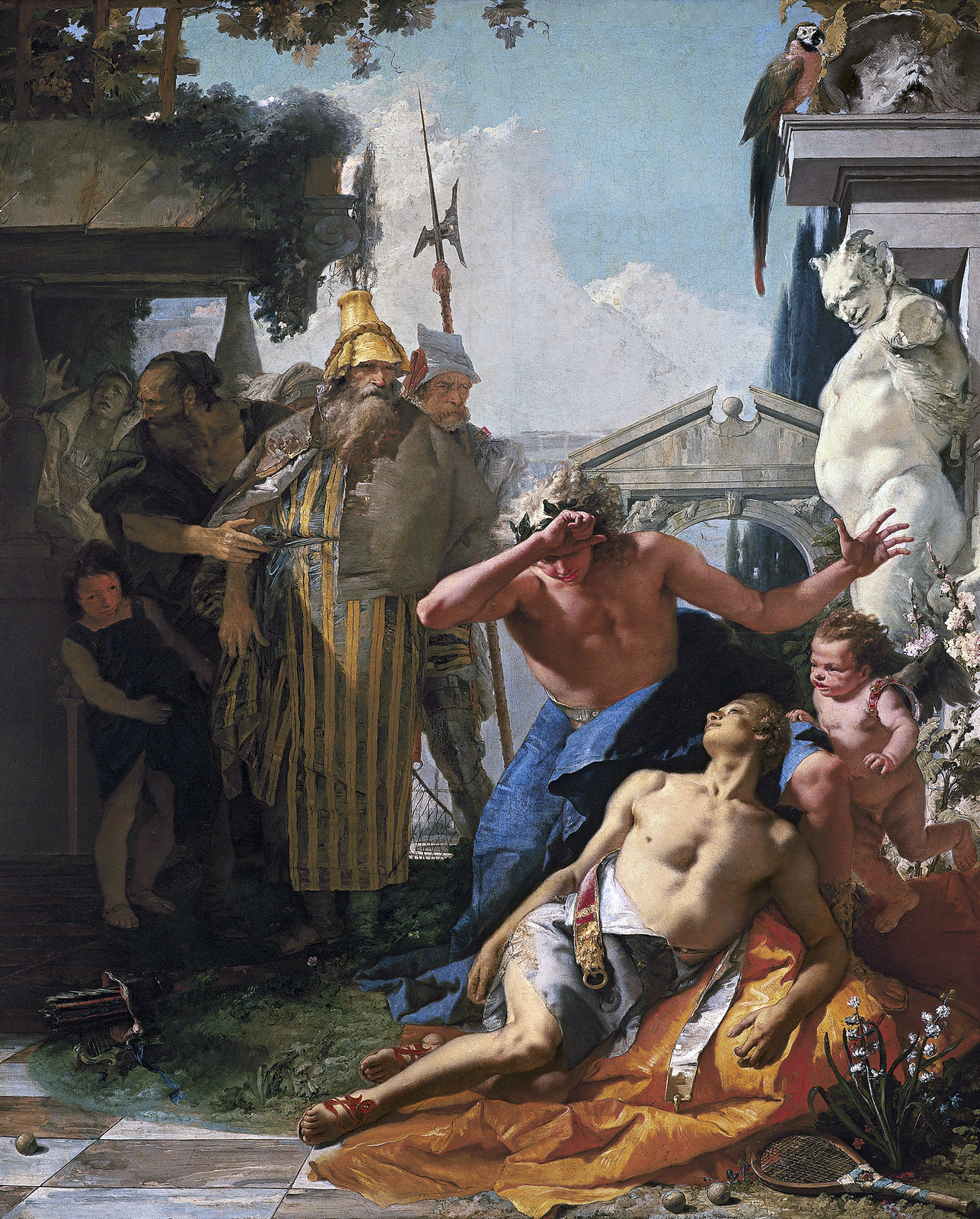 The Death of Hyacinth by Giovanni Battista Tiepolo, 1753