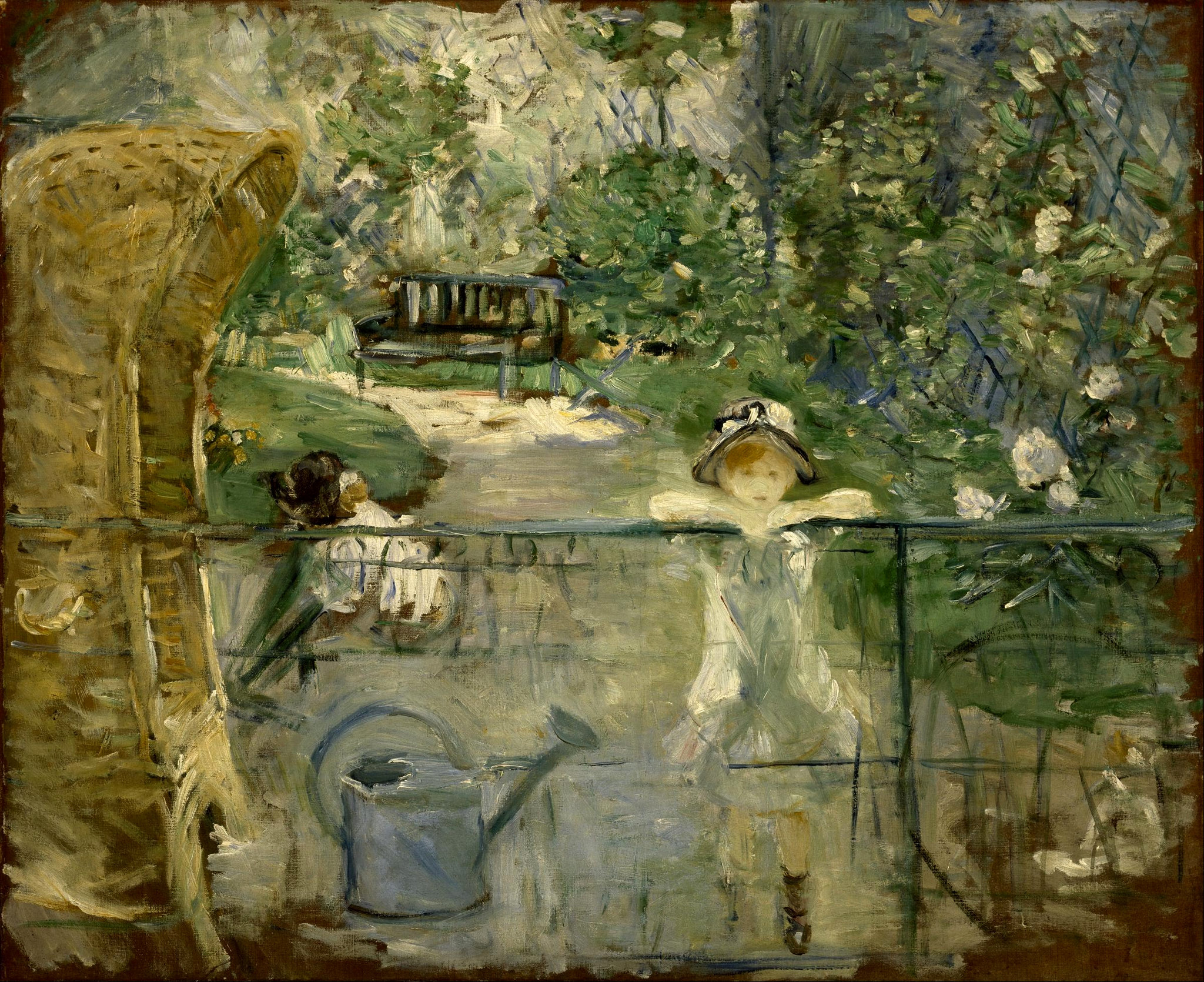 The Basket Chair by Berthe Morisot, 1882