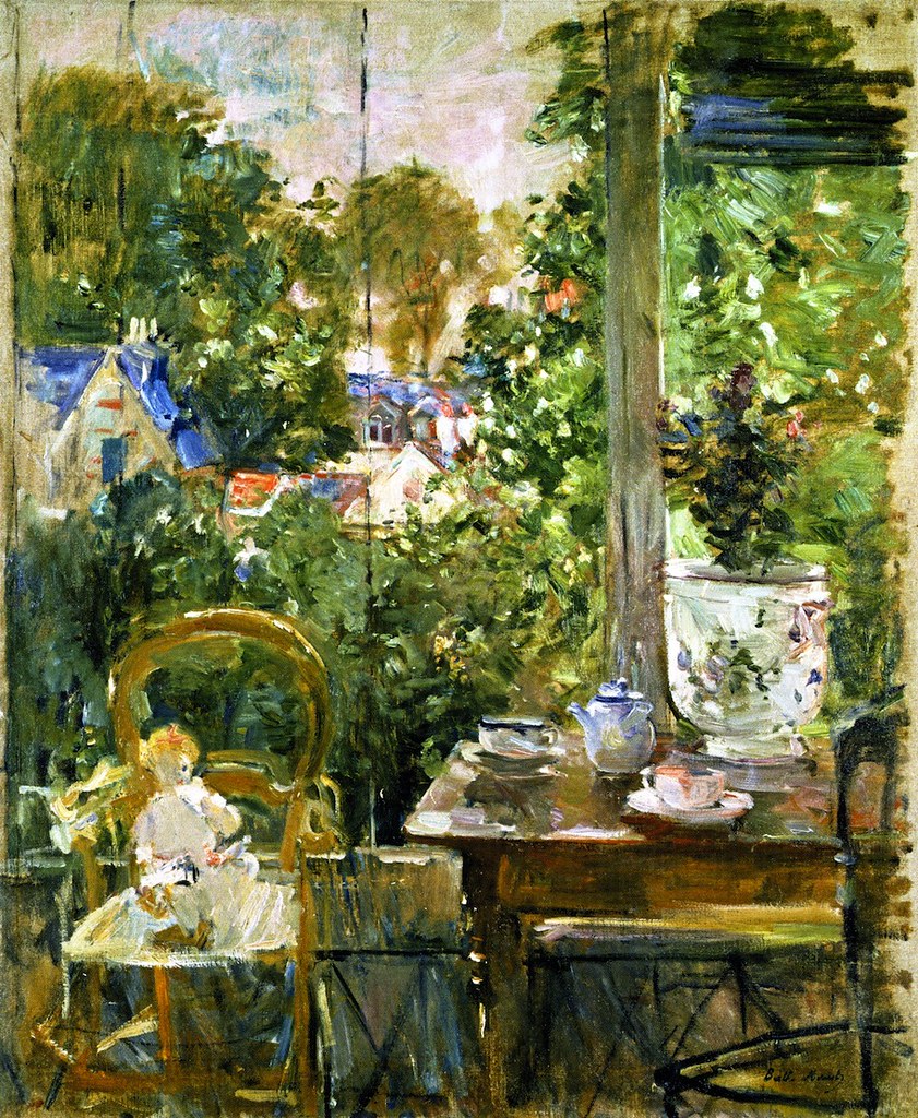 Doll on a Porch by Berthe Morisot, 1884