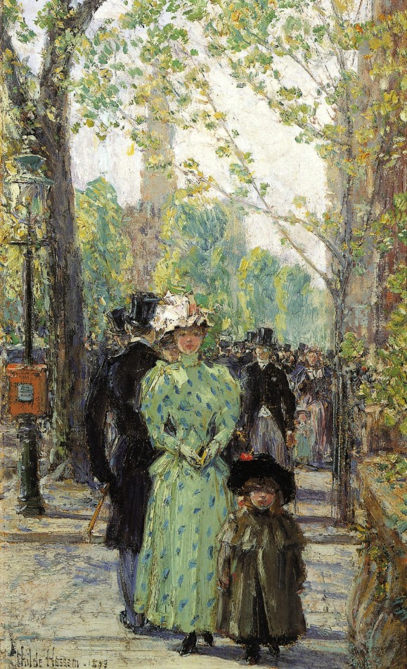 Sunday Morning by Frederick Childe Hassam - circa 1897