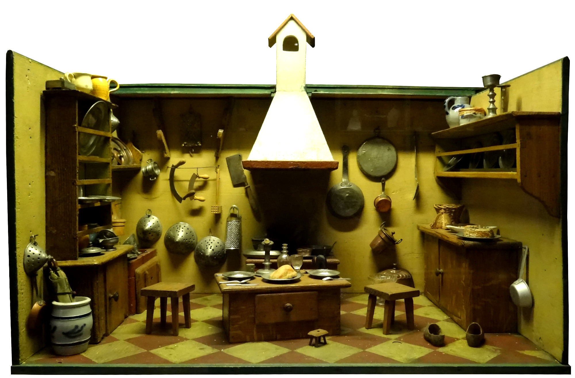 Doll's house from Colmar, Alsace, eastern France (German territory from 1871 - 1918). Credit Esther Westerveld