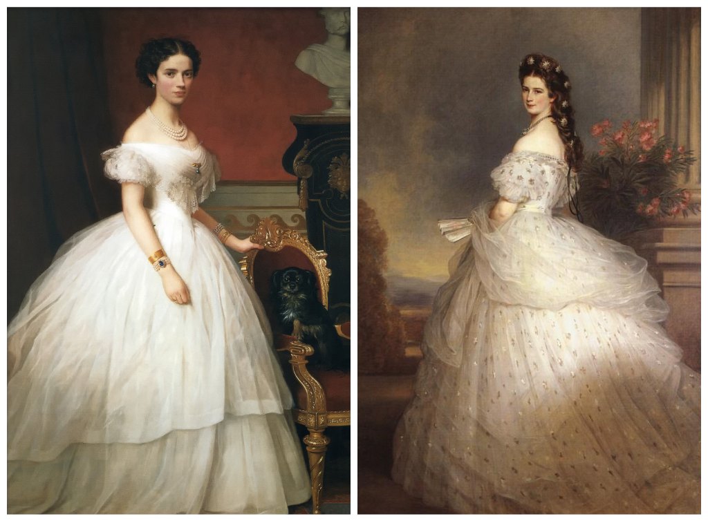 Princess Dagmar of Denmark and Empress Elisabeth "Sisi" of Austria
