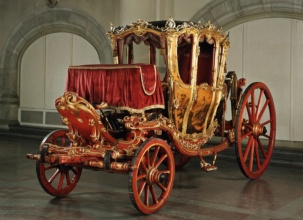 1761 Rococo state carriage used by Gustav III and Sophia Magdalena of Sweden