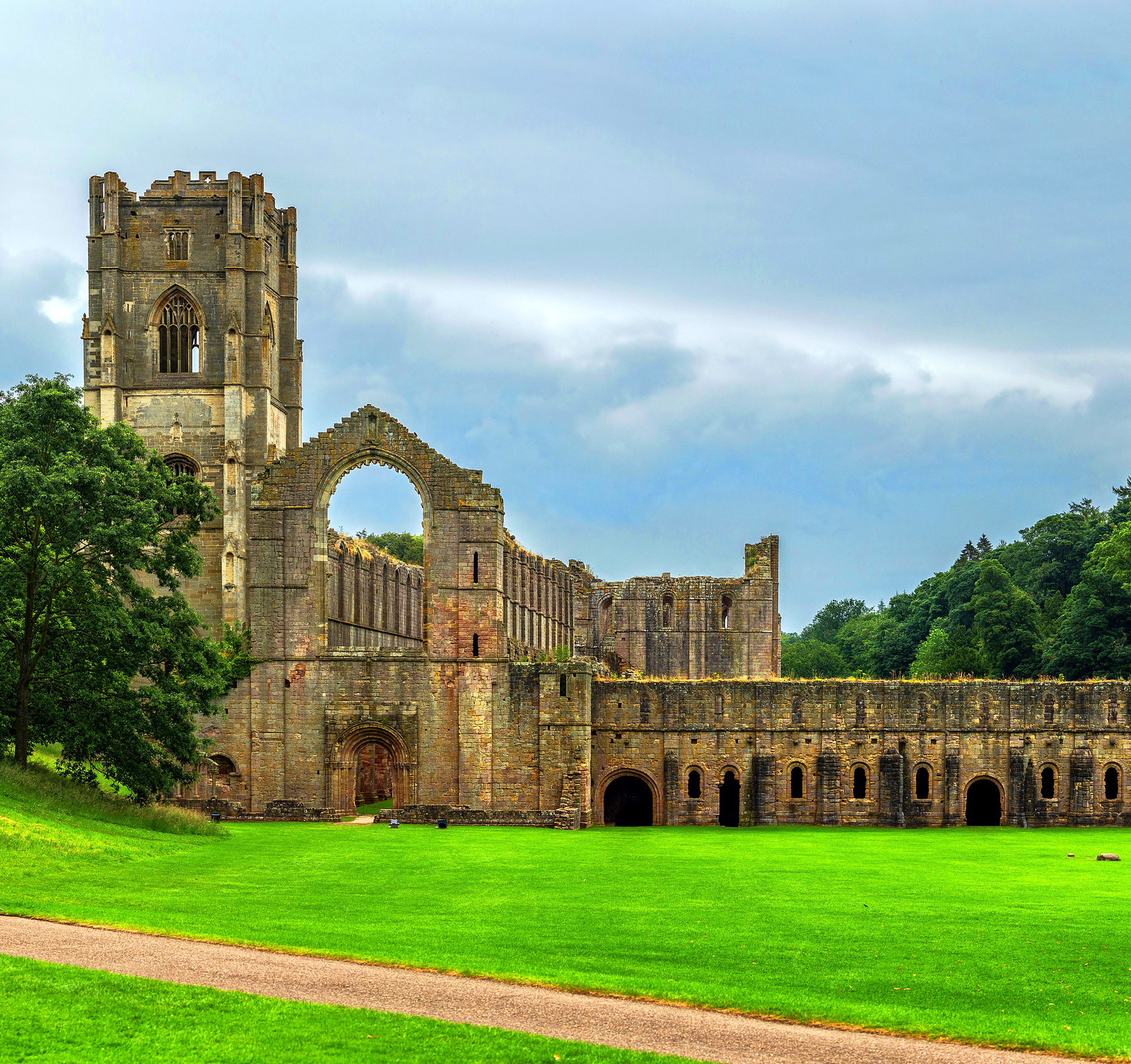 Fountains Abbey. Credit David Iliff