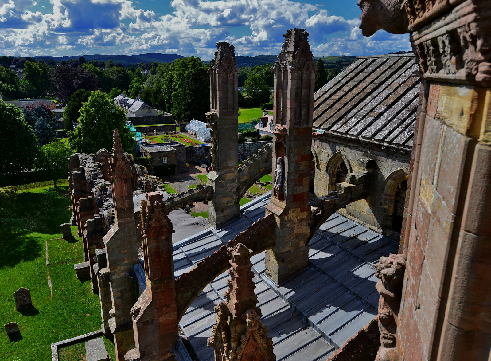 Melrose Abbey. Credit Hartlepoolmarina2014