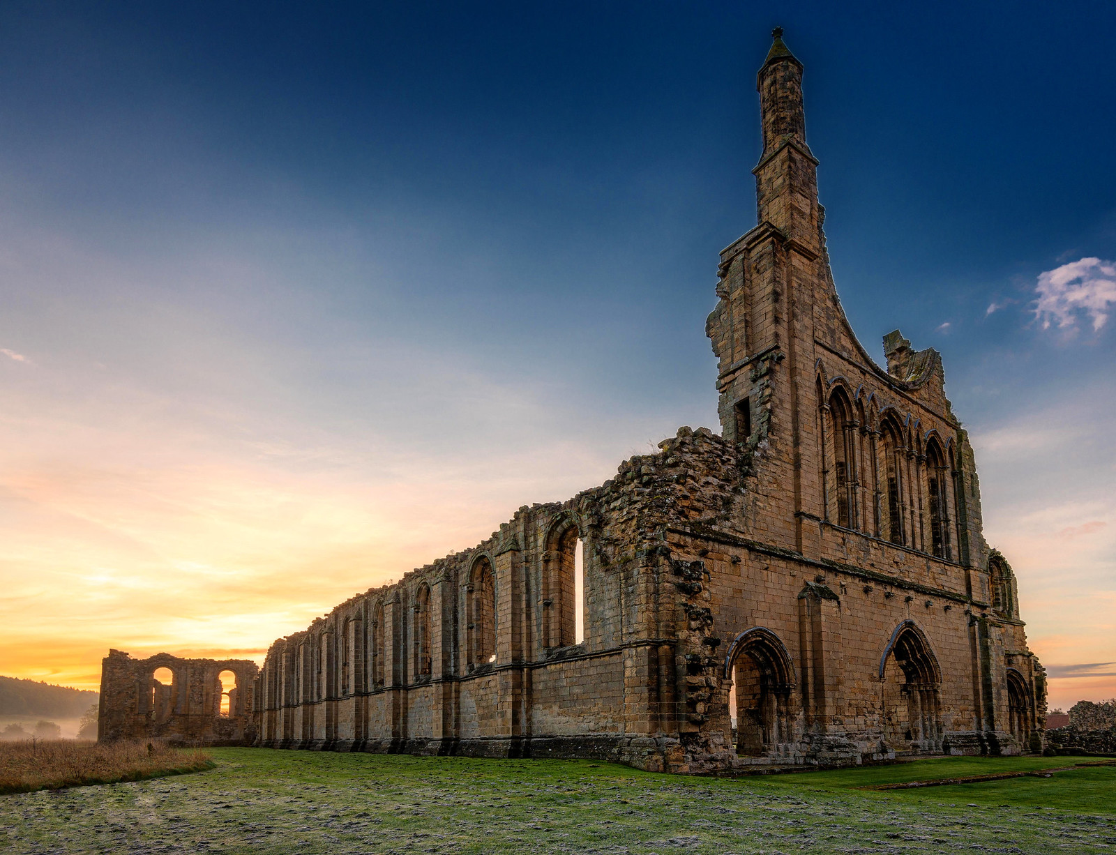 Byland Abbey at Sunrise. Credit Chris Combe