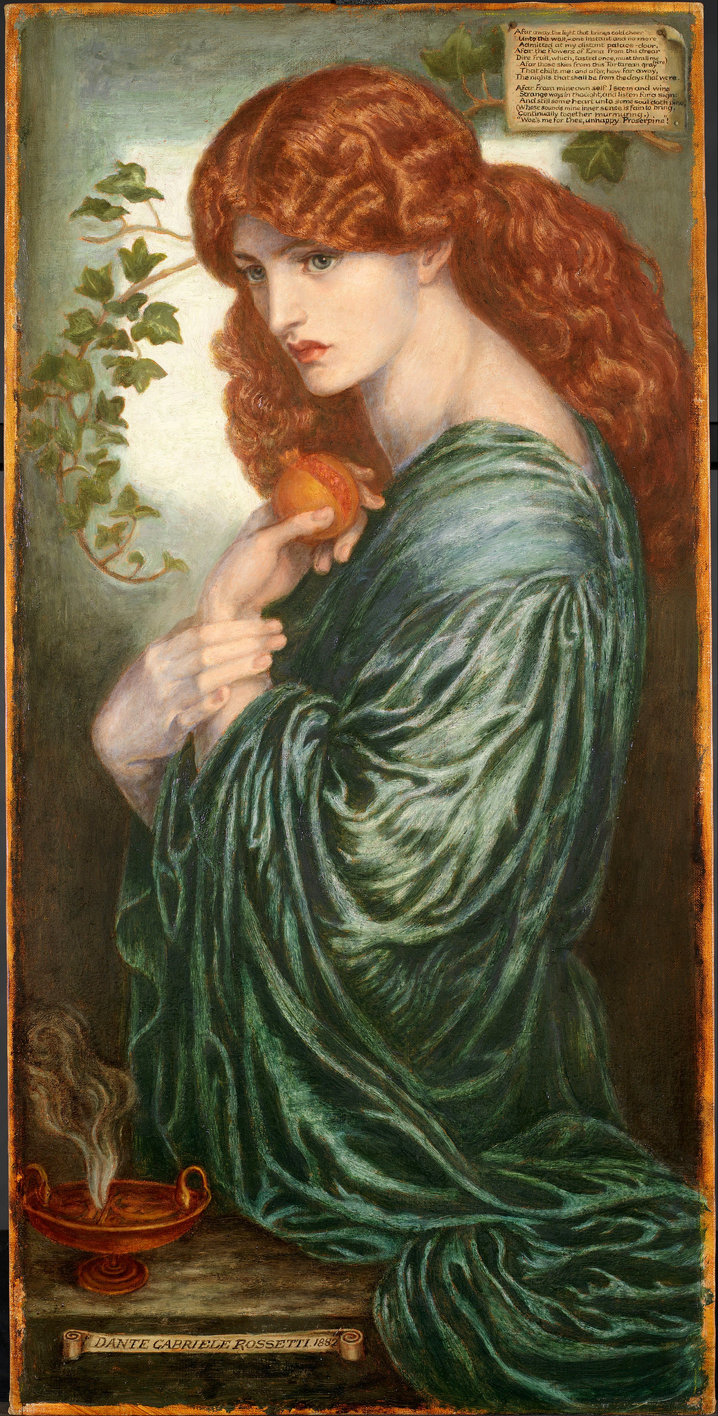 Proserpine by Dante Gabriel Rossetti, 1882
