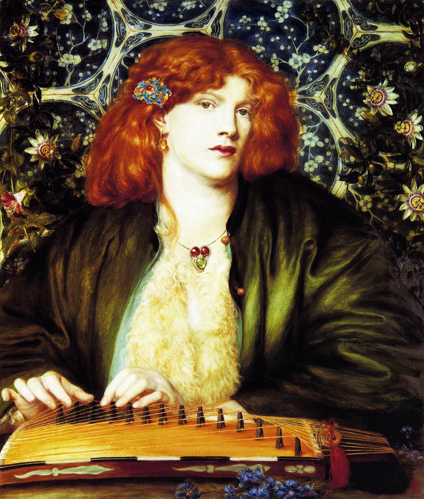 The Blue Bower by Dante Gabriel Rossetti - 1865