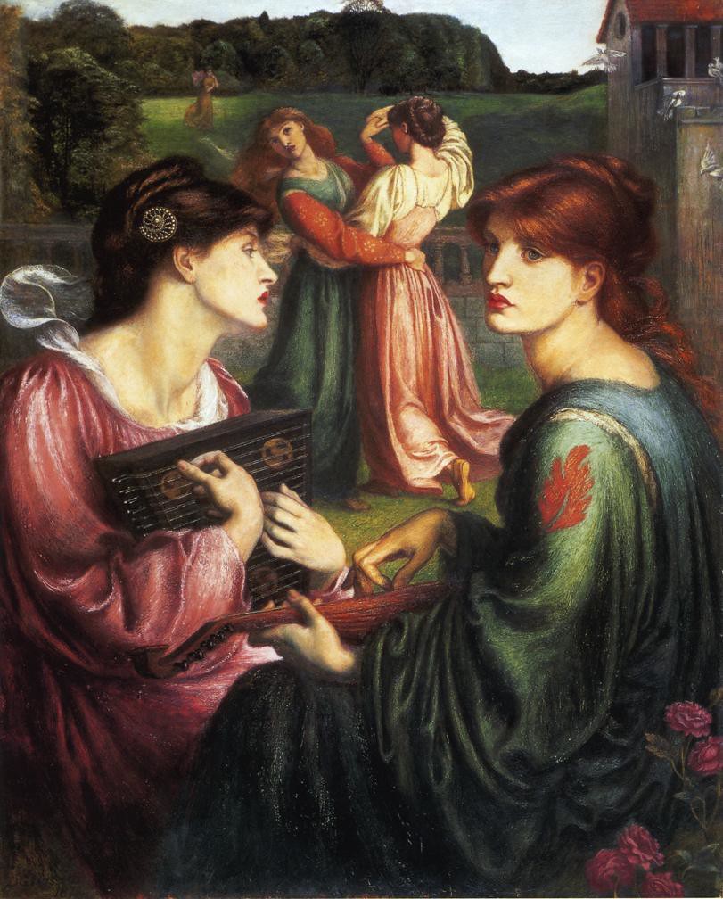 The Bower Meadow by Dante Gabriel Rossetti - 1872