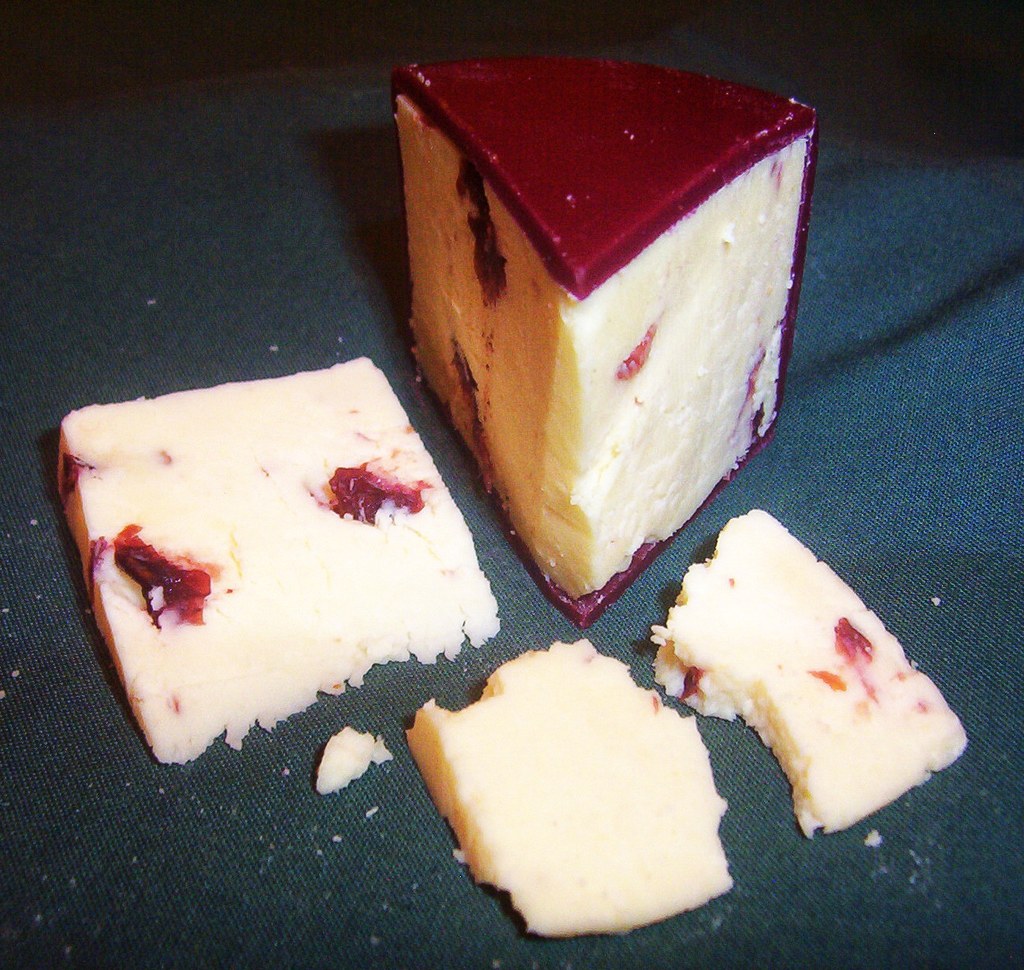 Wensleydale Cheese with Cranberries