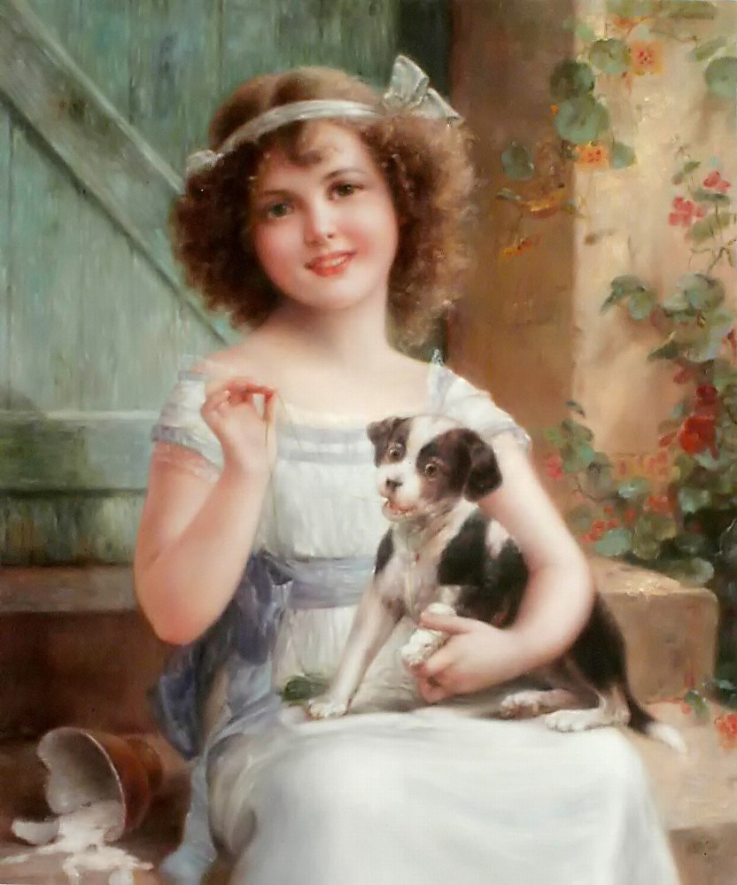 Waiting for the Vet by Emile Vernon - 1919