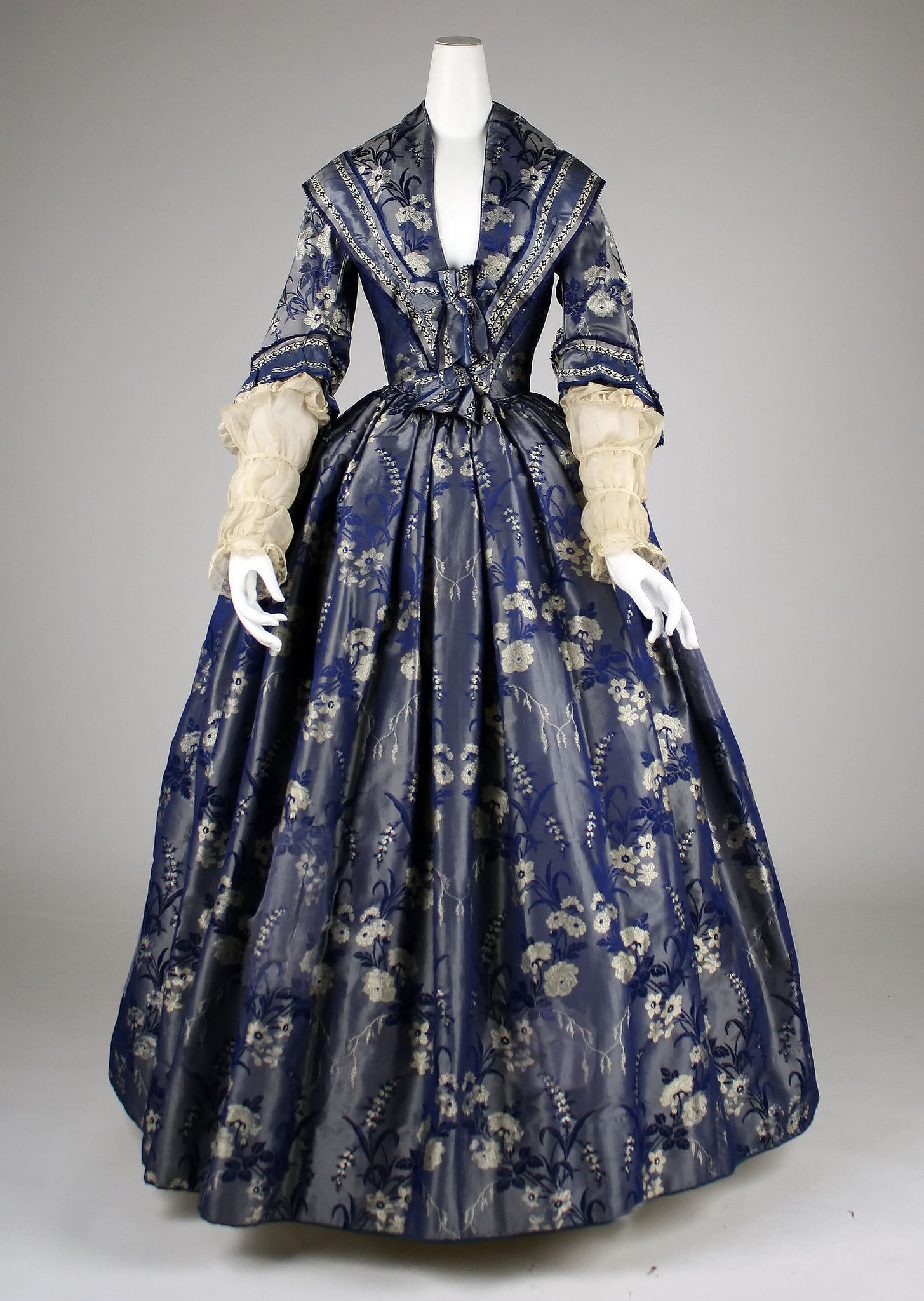 1842, British, silk. metmuseum