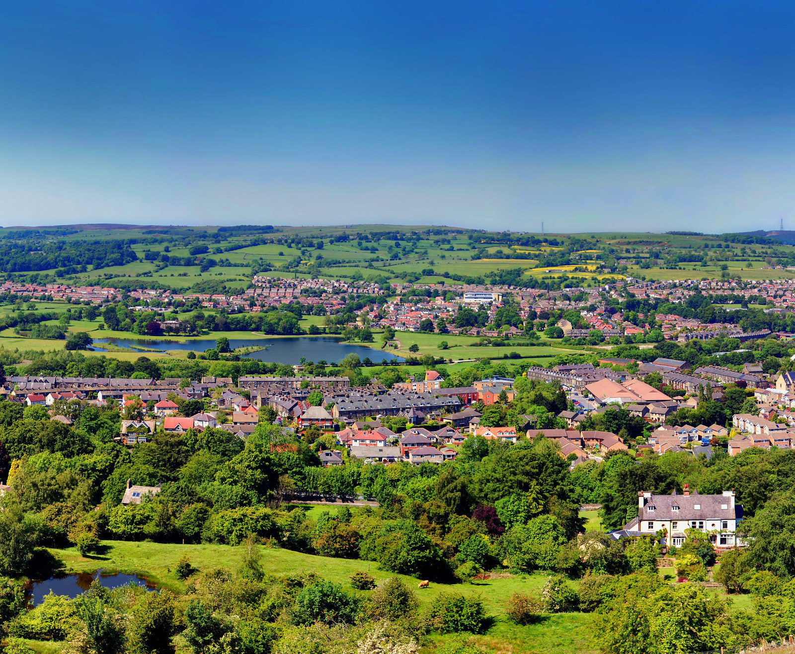 Wharfdale is the "valley" (dale) of the River Wharf. Credit TJBlackwell