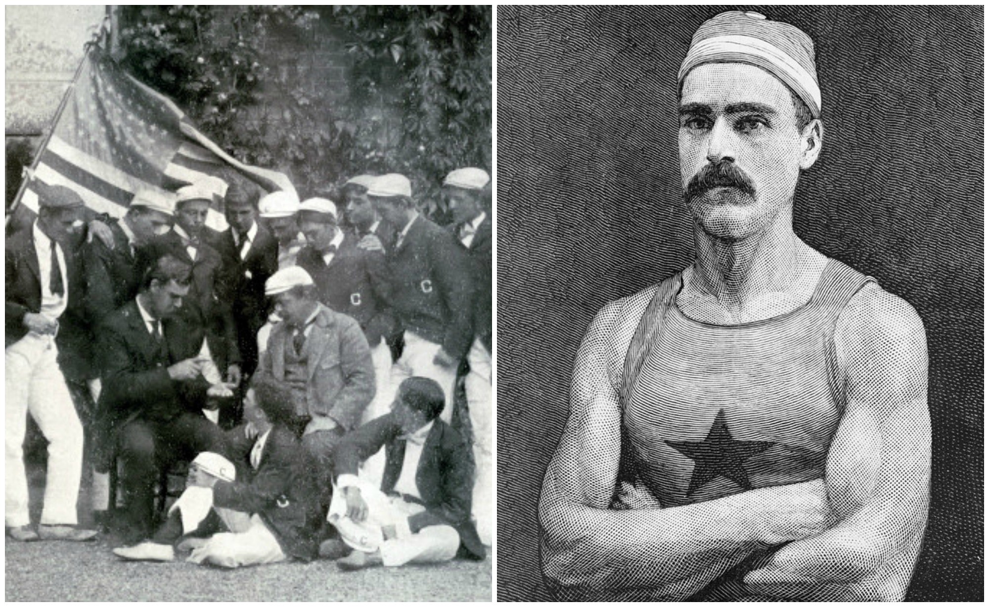 Cornell Henley Crew and coach Charles E. Courtney, 1895