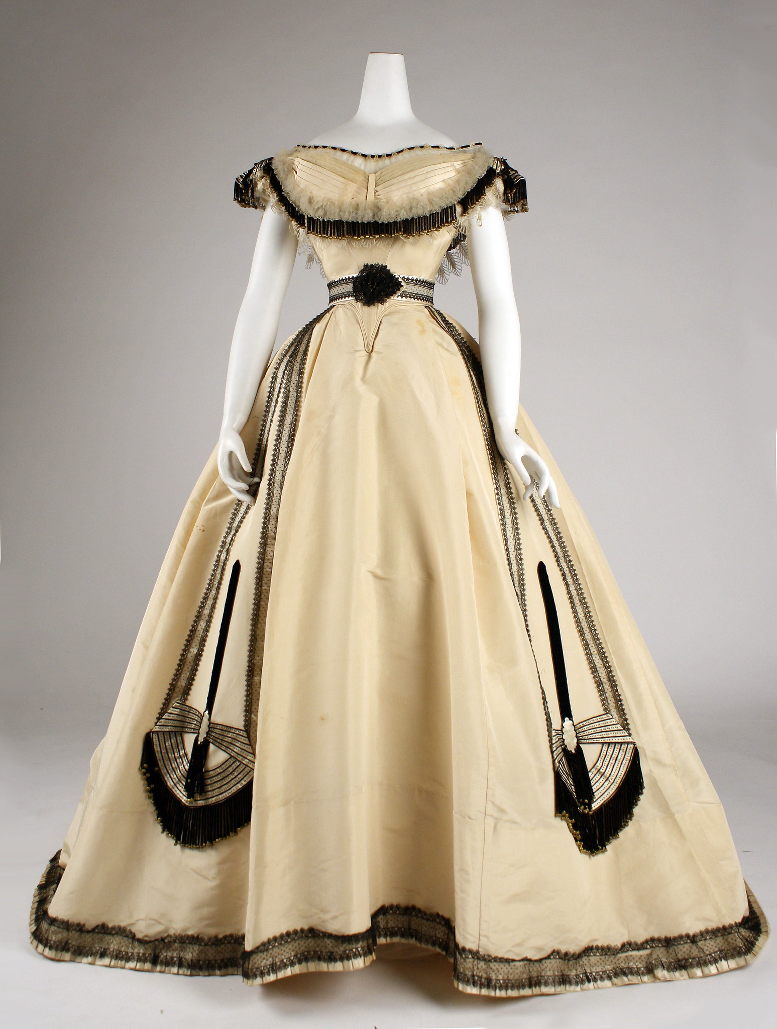 1864 French, silk. metmuseum