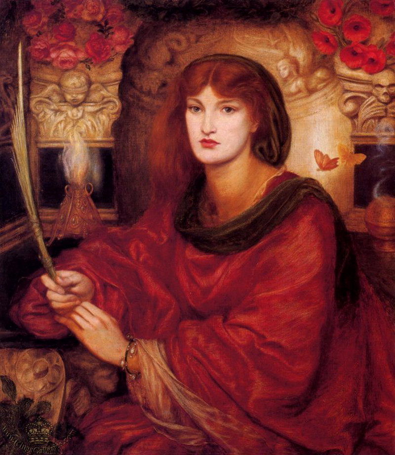 Sybilla Palmifera by Dante Gabriel Rossetti - 1866-1870