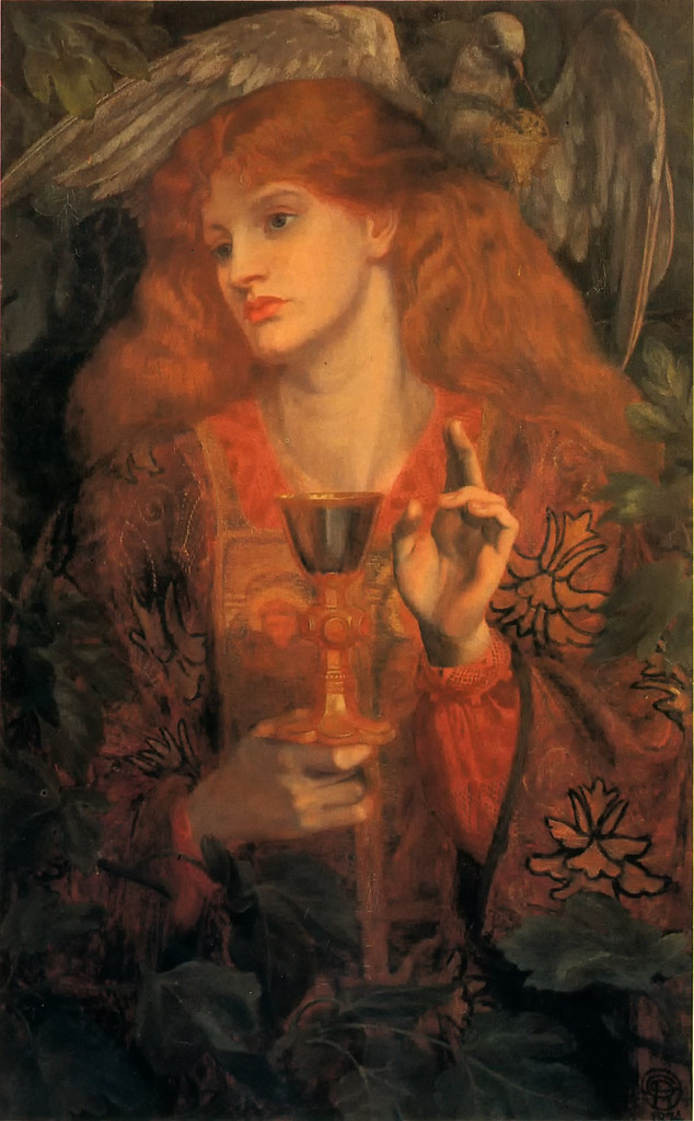 Damsel of the Sanct Grael by Dante Gabriel Rossetti - 1874