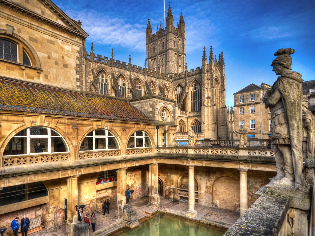 The Roman Baths, Bath, Somerset. Credit Baz Richardson, flickr