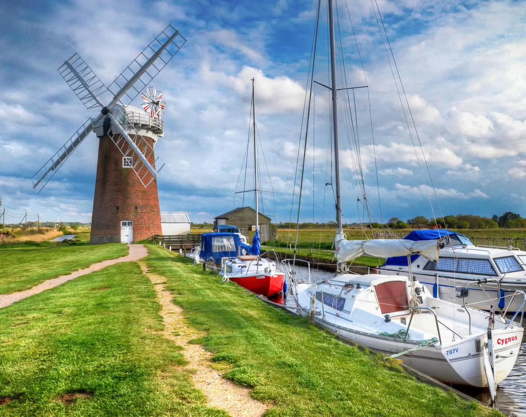 Horsey Mill, Norfolk. Credit Baz Richardson, flickr