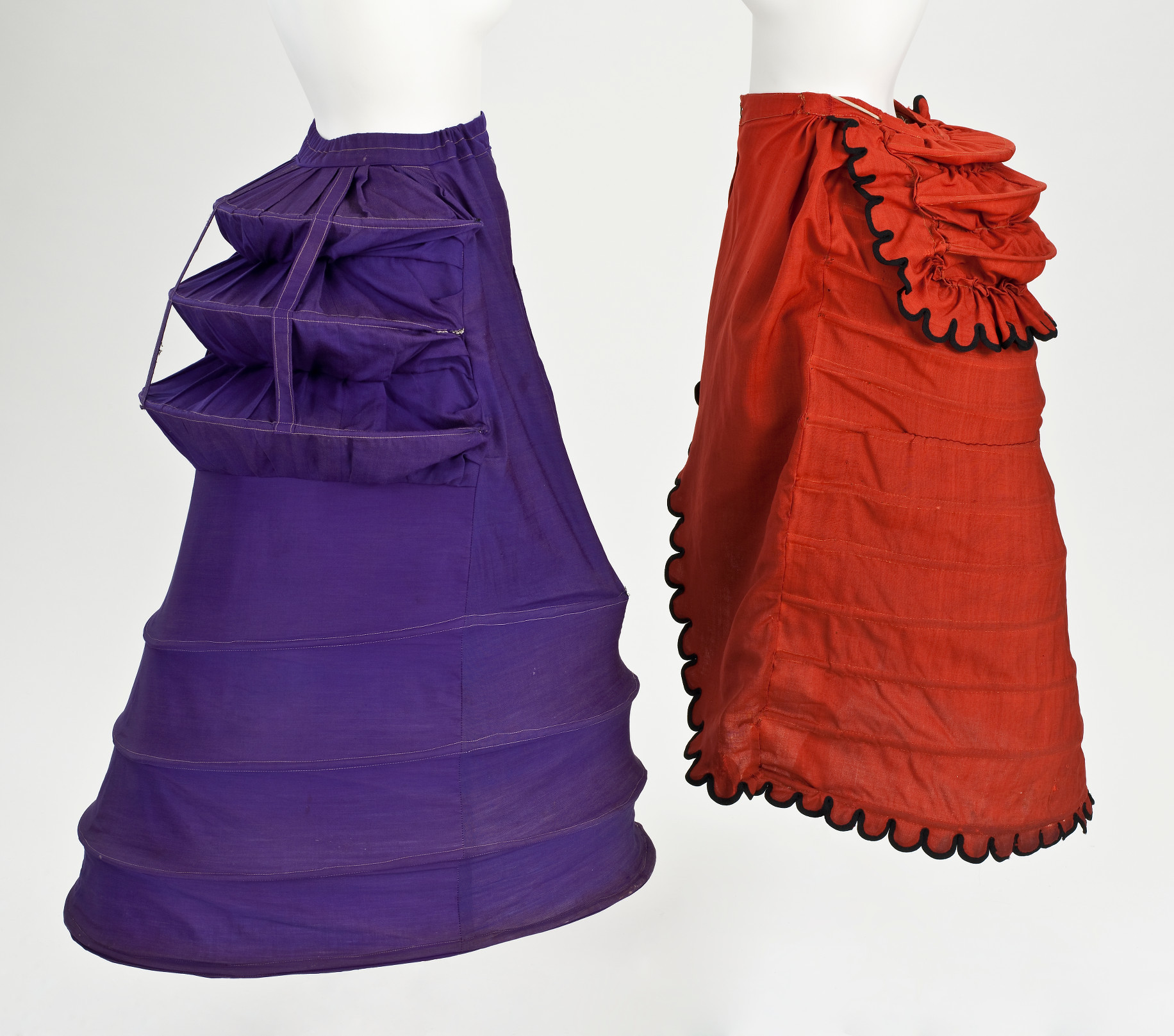 English crinolettes, 1872–75, LACMA