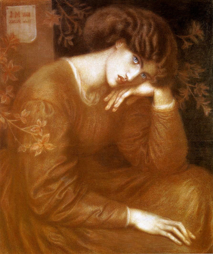 Reverie by Dante Gabriel Rossetti - 1868