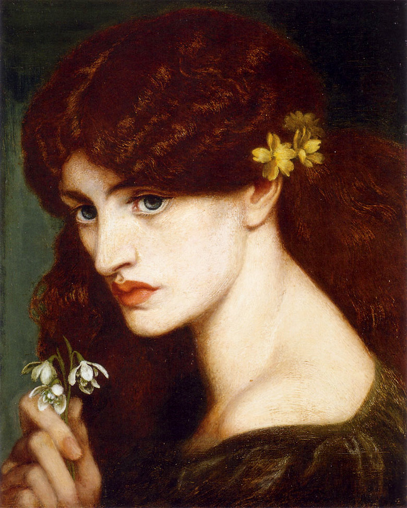 Snowdrops by Dante Gabriel Rossetti - 1873