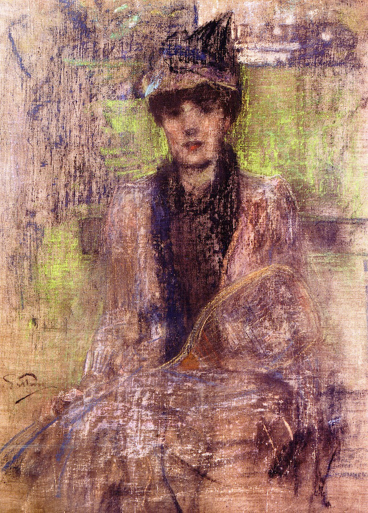 The Tennis Racket by James Guthrie - 1890