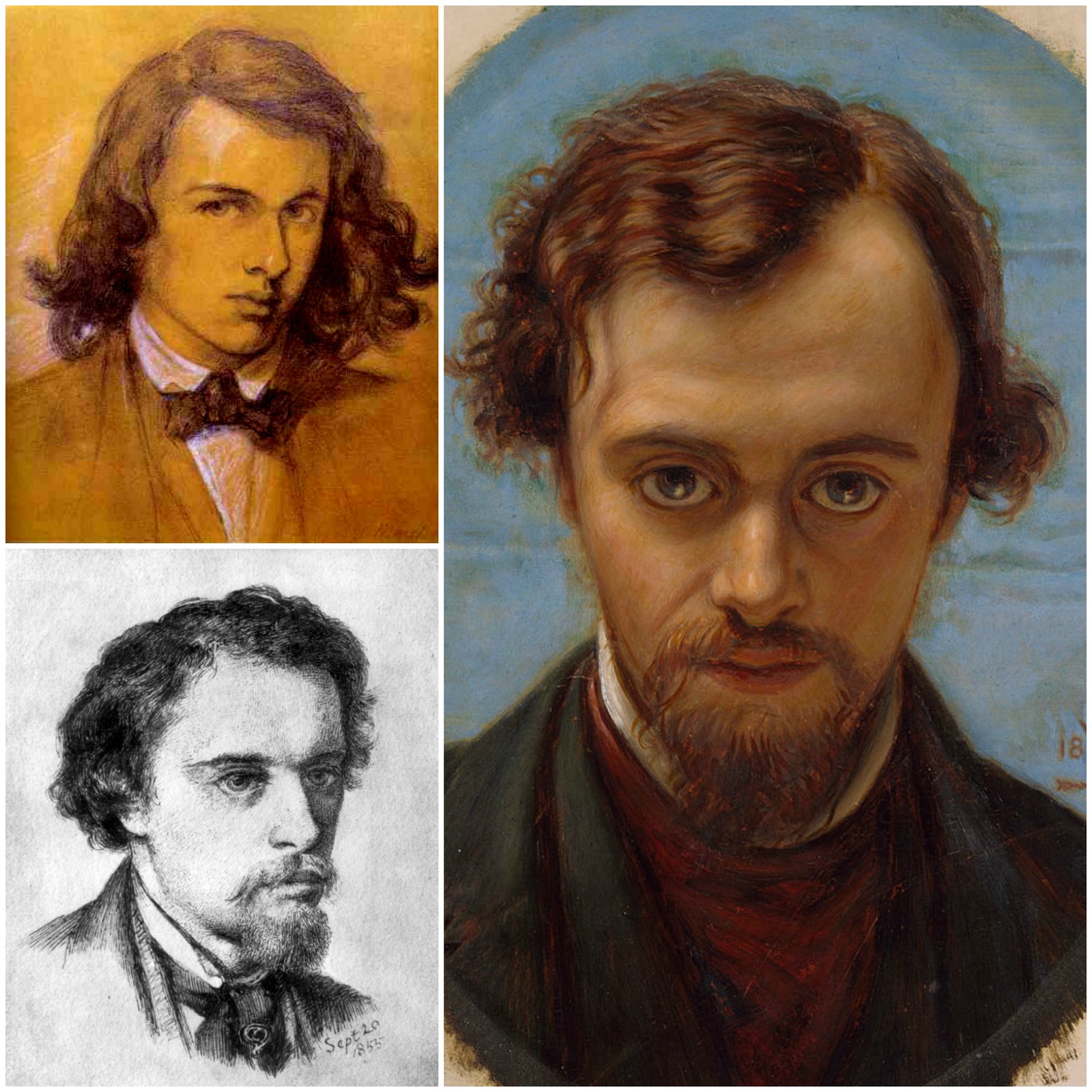 Dante Gabriel Rossetti in his early twenties