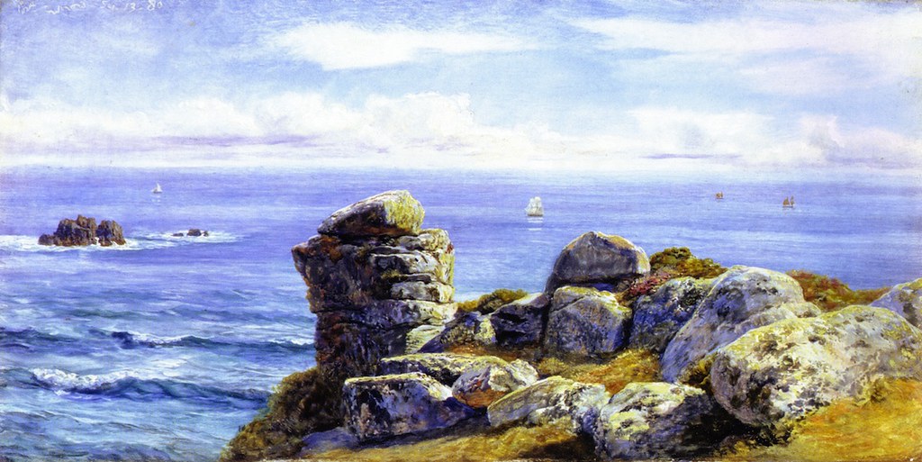 Porth Gwarra by John Edward Brett, A.R.A. - 1880