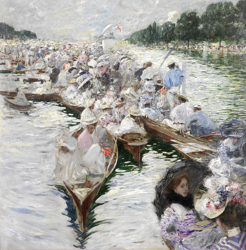 Henley Regatta by Friedrich Stahl 1899