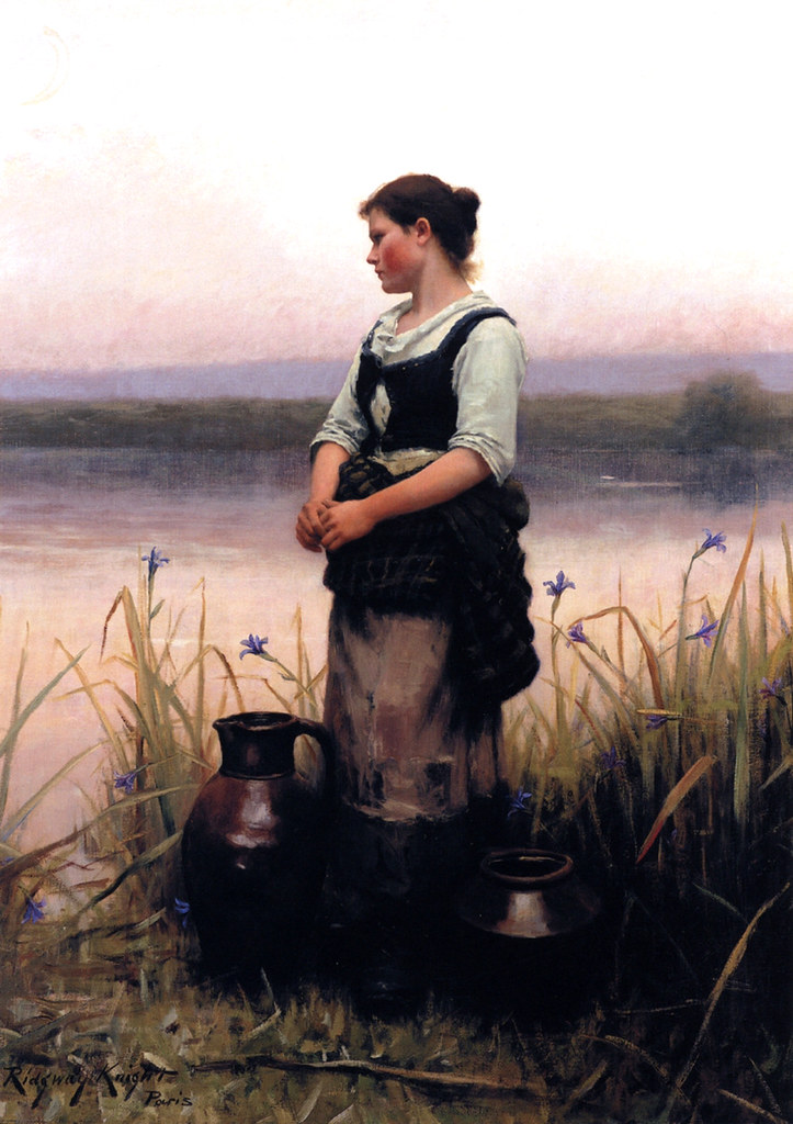 Far Away Thoughts by Daniel Ridgway Knight