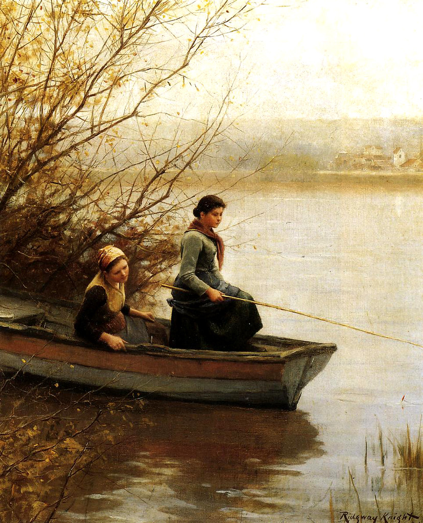 Fishing by Daniel Ridgway Knight